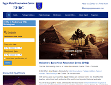 Tablet Screenshot of egyptreservation.com